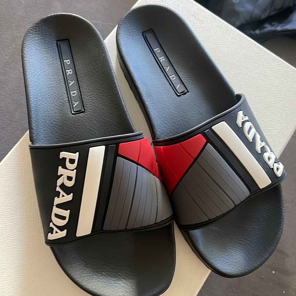 Mens Prada slides